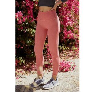 NWT Free People Movement High-Rise 7/8 Good Karma Legging Pomelo Pink | Size M/L